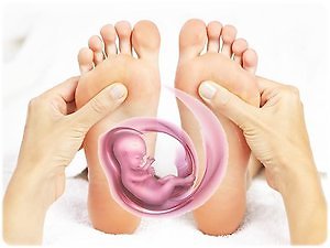 Home. feet and embryo